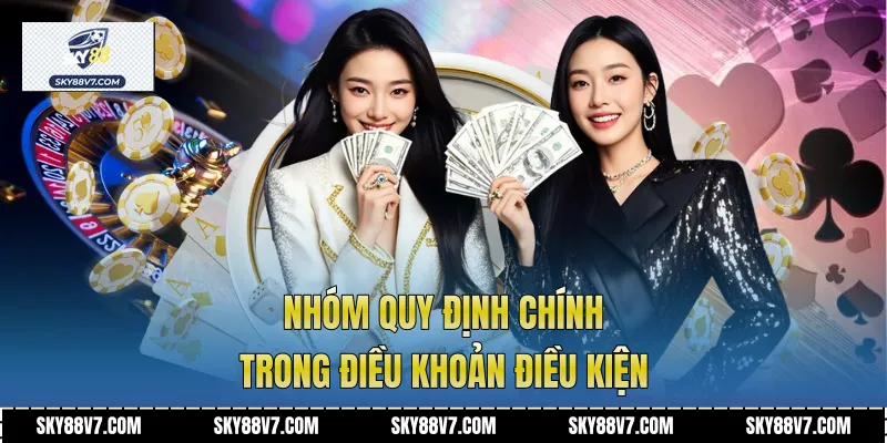 Nhóm quy định chính trong Điều khoản điều kiện